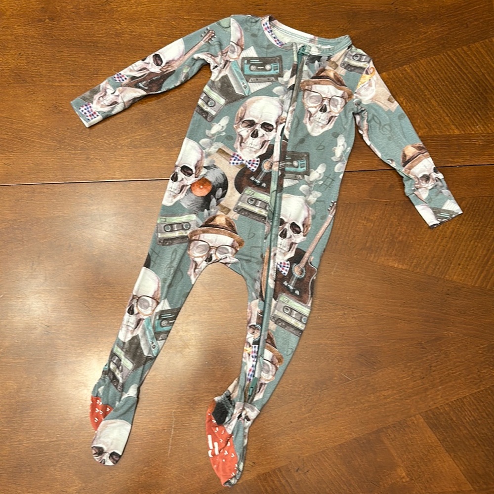 Bamboo PJ’s, The cutest skulls!